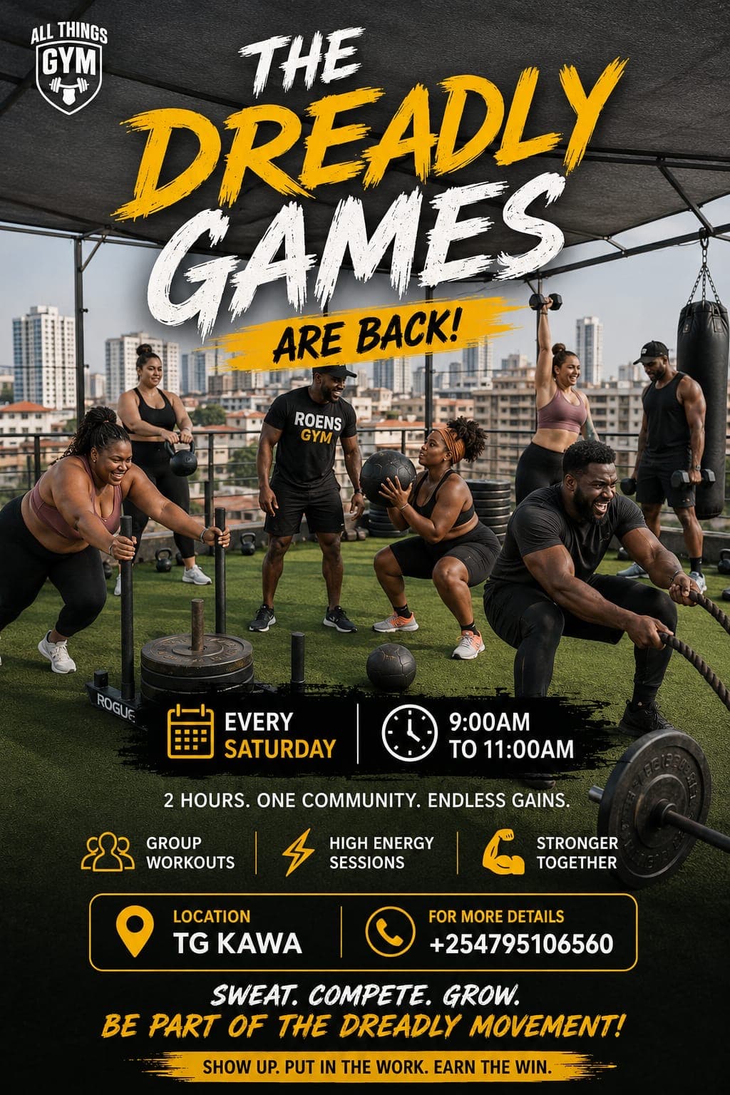 Dreadly Games event poster